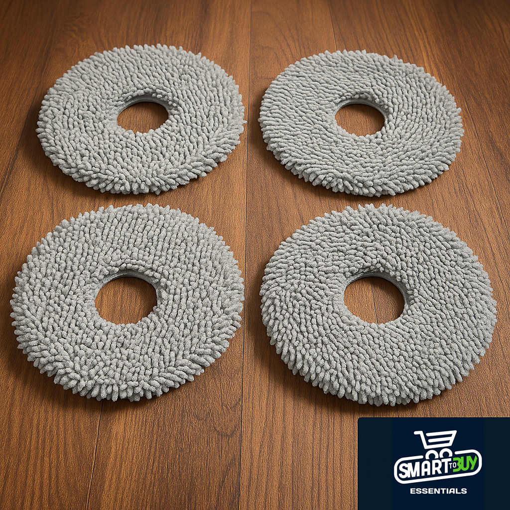4x Wischpad für Dreame L20/L10/X40/X30/X50 Ultra, L10s Pro/Gen2/Plus, L40, X40