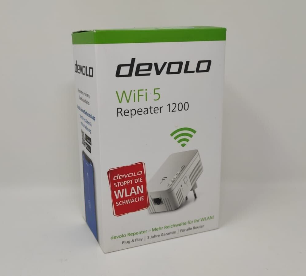 devolo WiFi 5 Repeater 1200, WLAN Repeater - bis zu 1.200 Mbit/s, Mesh Repeater