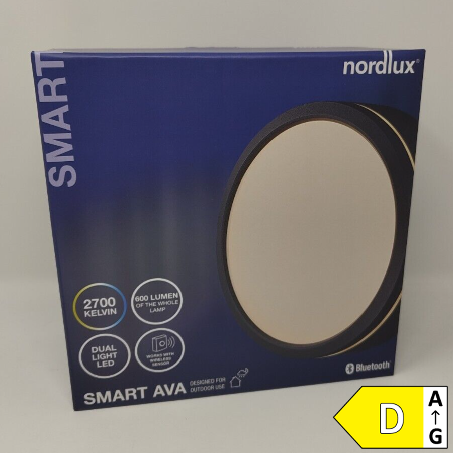 Wandleuchte Außen Nordlux Ava 9.5W LED Aussenwandleuchte IP44 Deckenleuchte Grau
