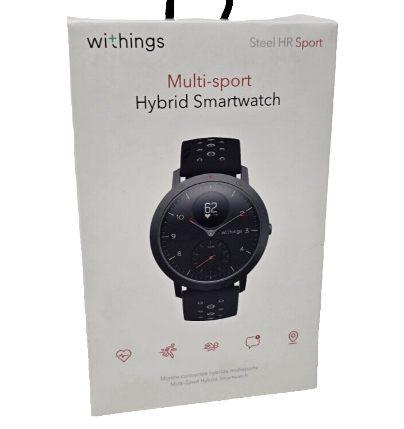 Withings Steel HR Hybrid MultiSport Tracking Herzfrequenz schwarz Smartwatch