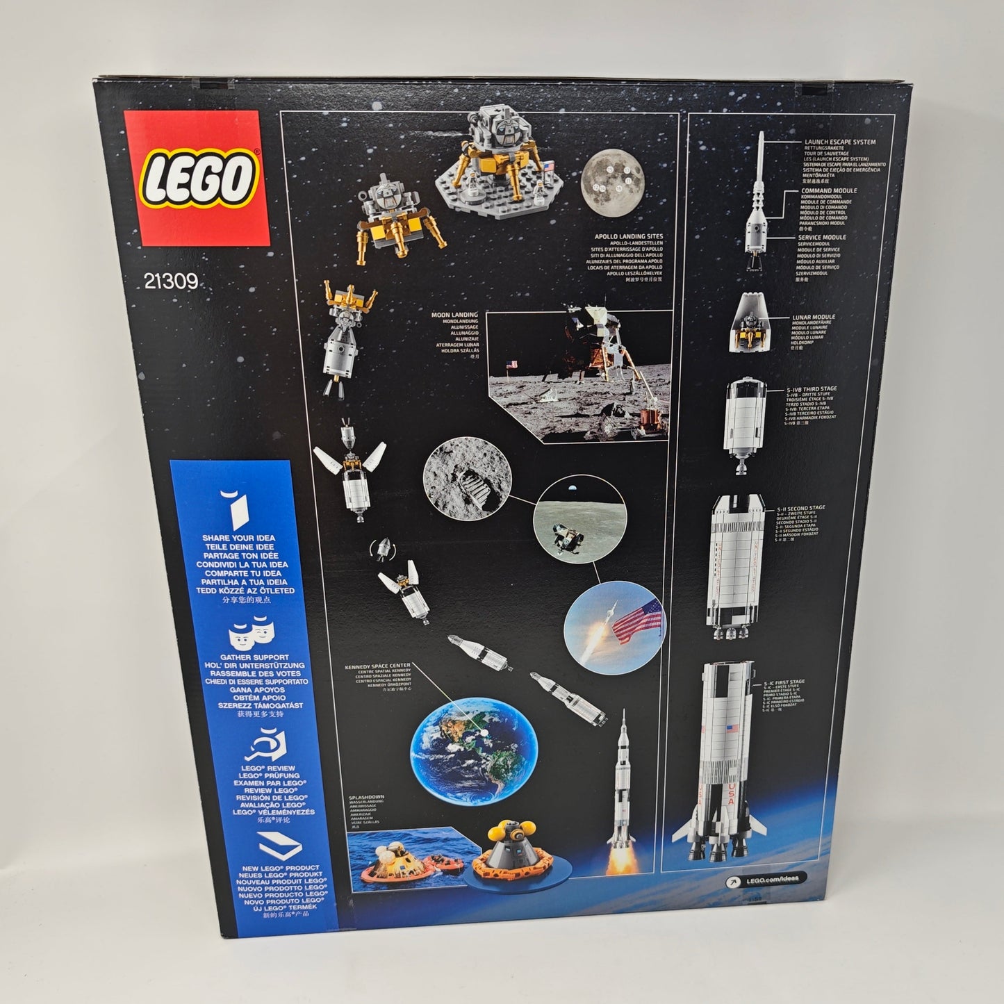 LEGO® IDEAS 21309 NASA Apollo Saturn V - NEU & OVP -