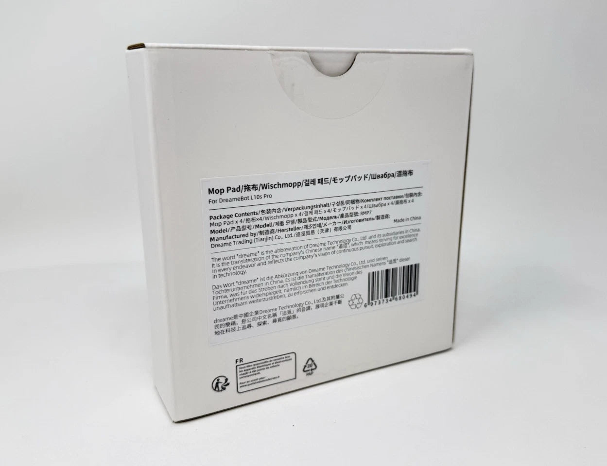 4x Original Dreame Wischpad L20/L10/X40/X30/X50 Ultra, L10s Pro/Gen2/Plus, L40