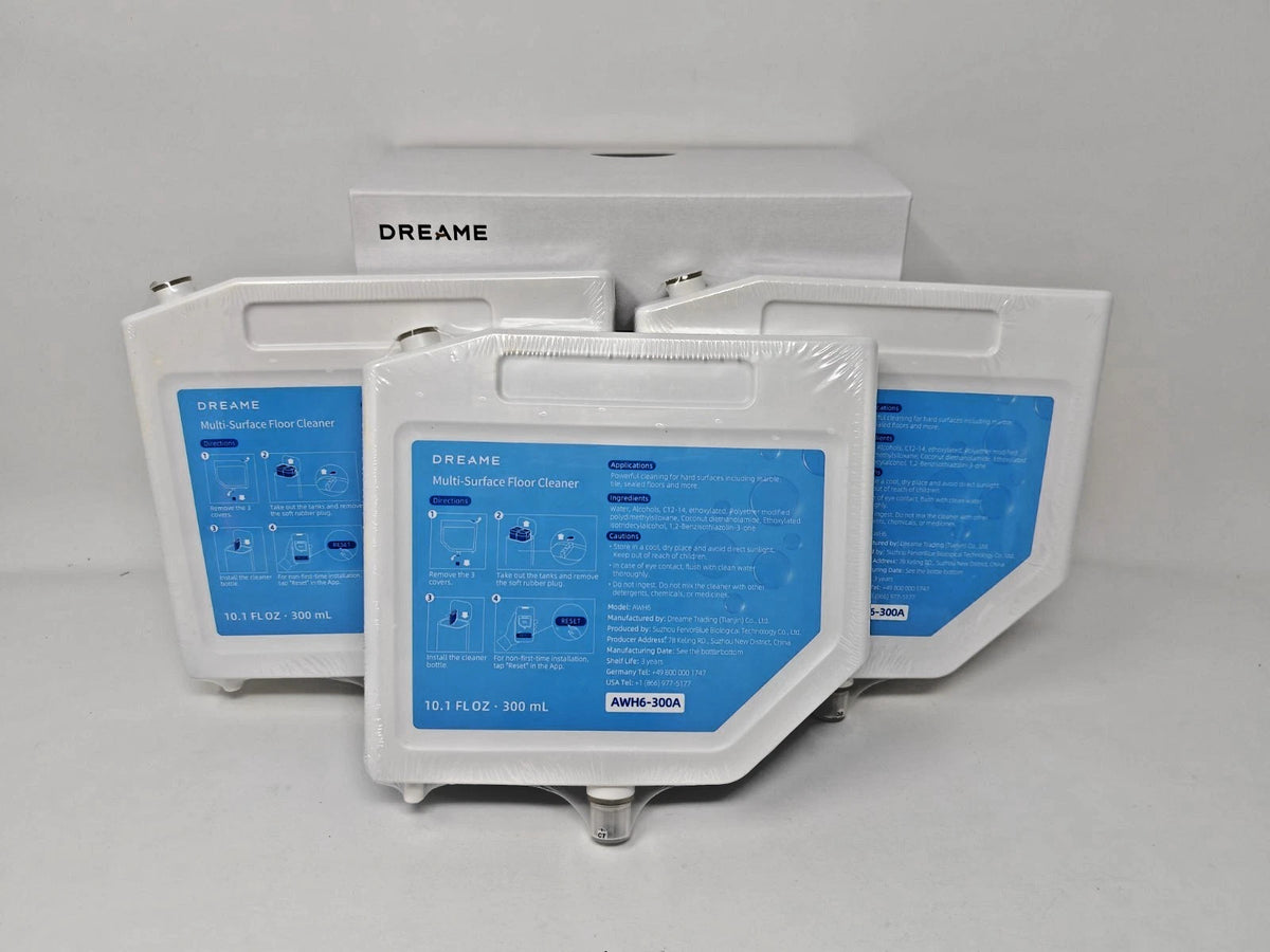 Original Dreame Reinigungslösung 3x 300 ml für L10s Ultra – Bodenreiniger