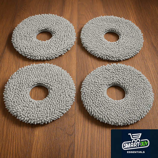 4x Wischpad für Dreame L20/L10/X40/X30/X50 Ultra, L10s Pro/Gen2/Plus, L40, X40