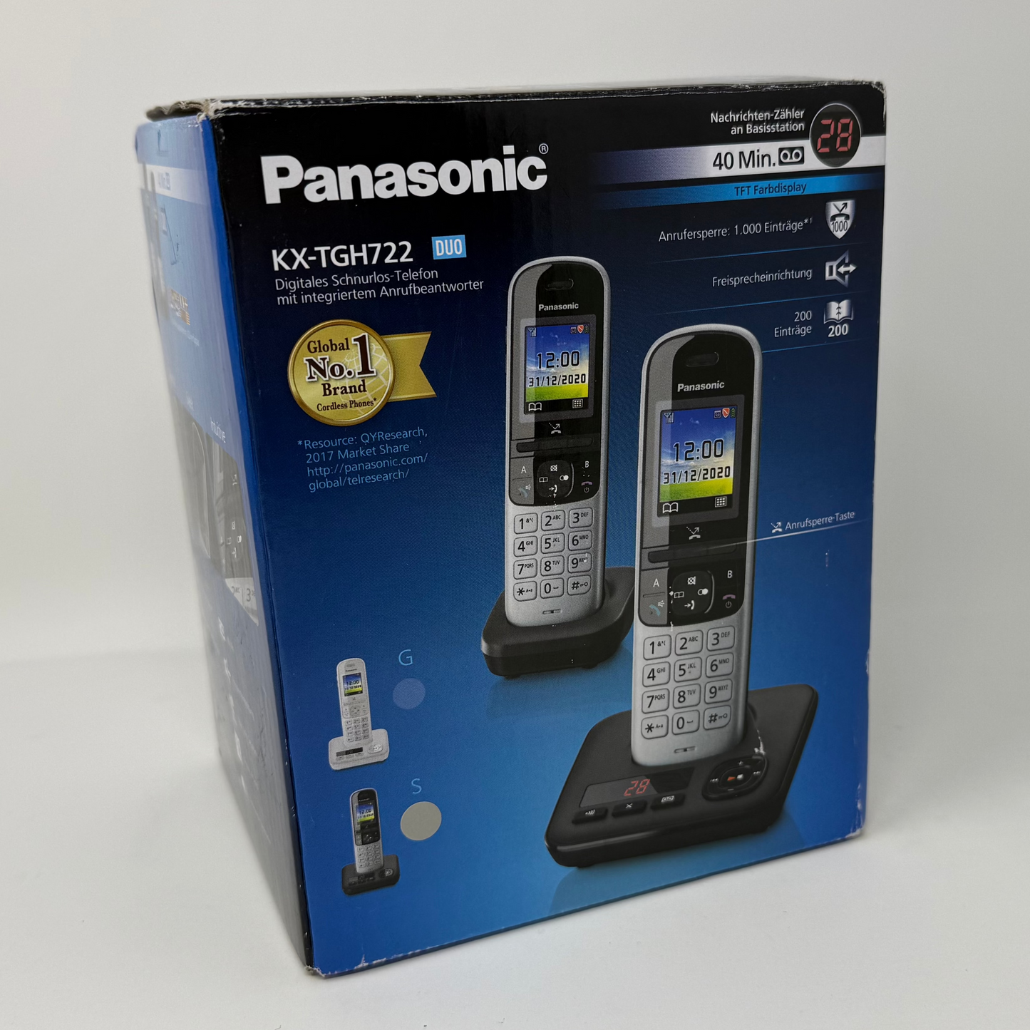 PANASONIC KX-TGH722GS Schnurloses Telefon