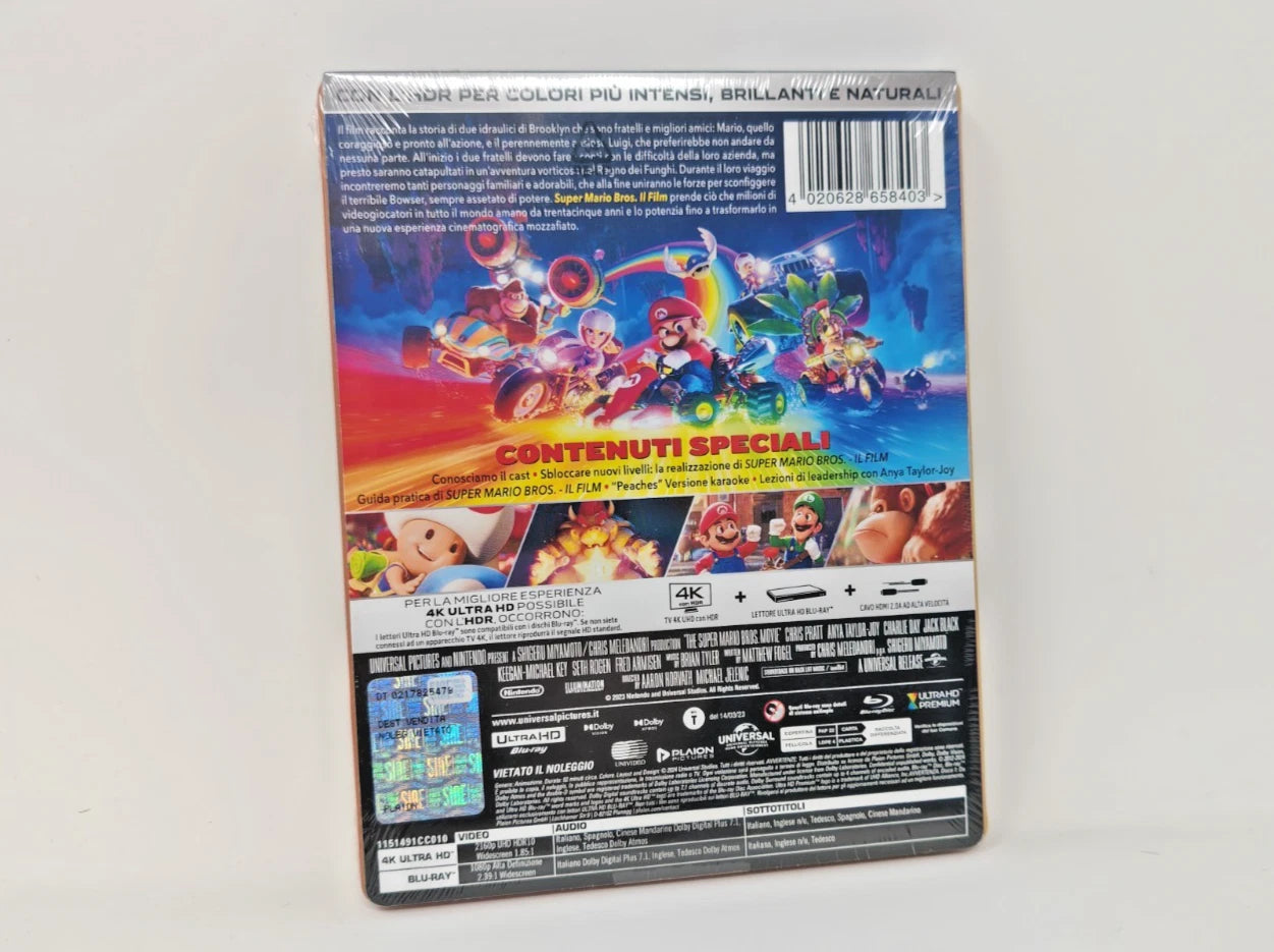 The Super Mario Bros. Movie - Steelbook 4K UHD + Blu-ray Limited Edition