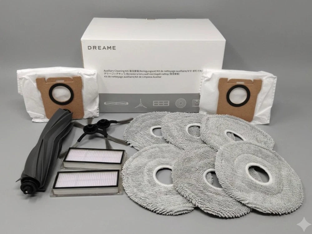 Original Dreame L20 Ultra Zubehör-Kit & Ersatzteil-Set – Inkl. Staubbeutel, Wischtücher, Bürsten & Filter (Kompatibel mit L20 Ultra & L20 Ultra Complete)