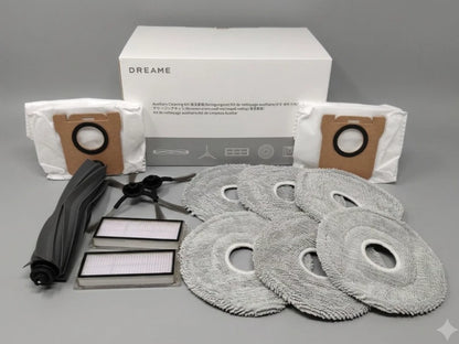 Original Dreame L20 Ultra Zubehör-Kit & Ersatzteil-Set – Inkl. Staubbeutel, Wischtücher, Bürsten & Filter (Kompatibel mit L20 Ultra & L20 Ultra Complete)