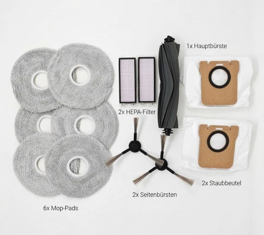 Original Dreame L20 Ultra Zubehör-Kit & Ersatzteil-Set – Inkl. Staubbeutel, Wischtücher, Bürsten & Filter (Kompatibel mit L20 Ultra & L20 Ultra Complete)
