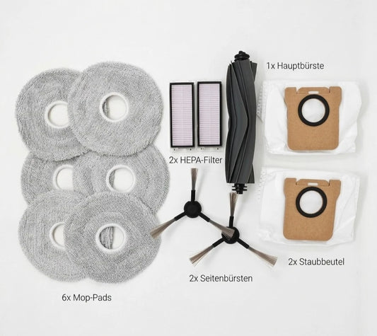Original Dreame L20 Ultra Zubehör-Kit & Ersatzteil-Set – Inkl. Staubbeutel, Wischtücher, Bürsten & Filter (Kompatibel mit L20 Ultra & L20 Ultra Complete)